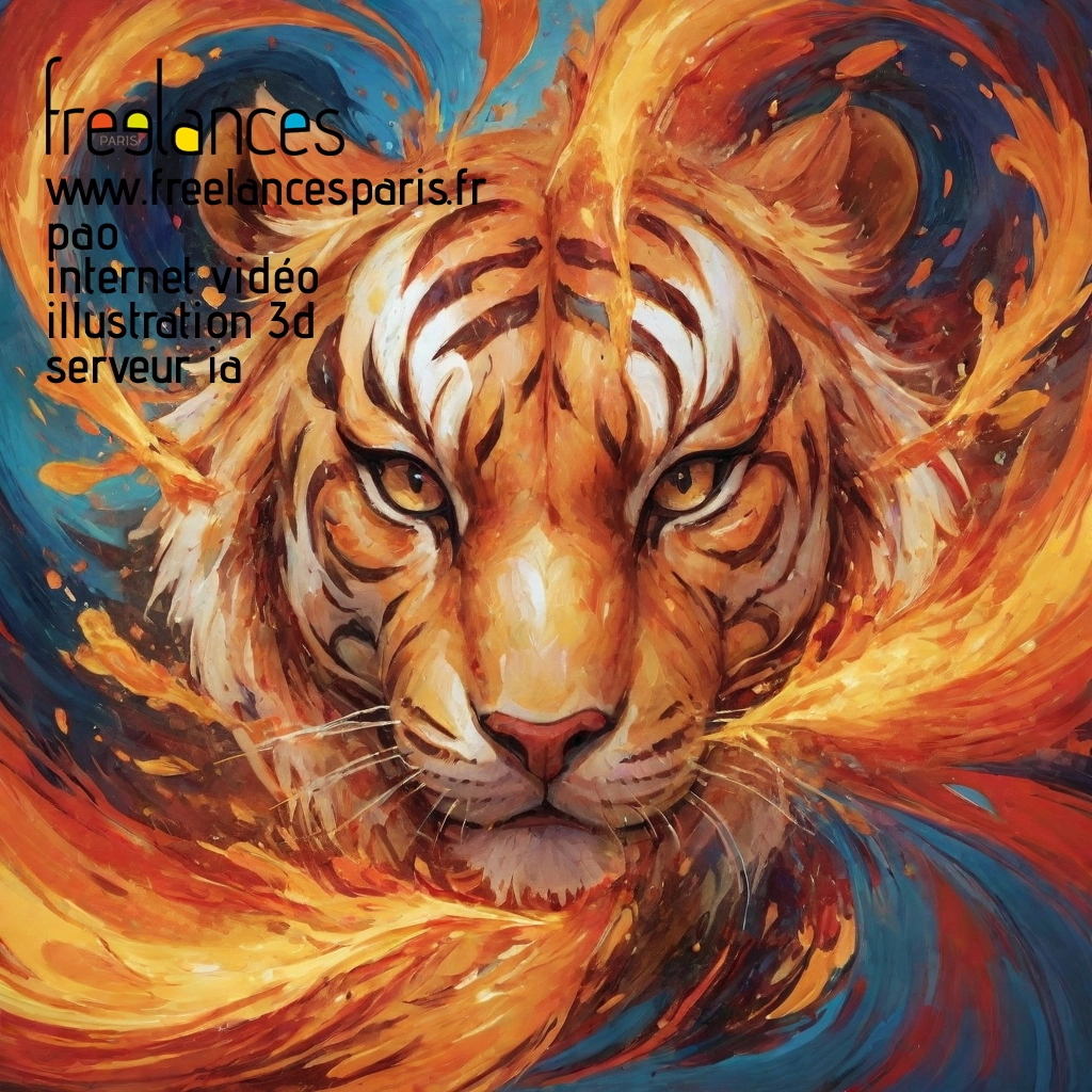 Pao mise en page internet vidéo illustration 3d serveur IA générative AI freelance paris studio de création magazines lu9etb80